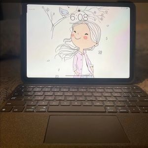 Logitech Folio Touch Keyboard Case with Trackpad for iPad Air (4th generation).